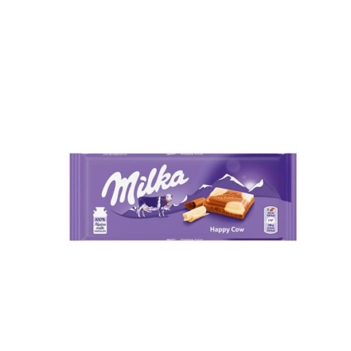 Chocolate Milka Milk and White 3.5 Oz