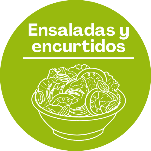 Ensaladas y Curtidos